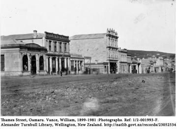 Oamaru's main street in 1867